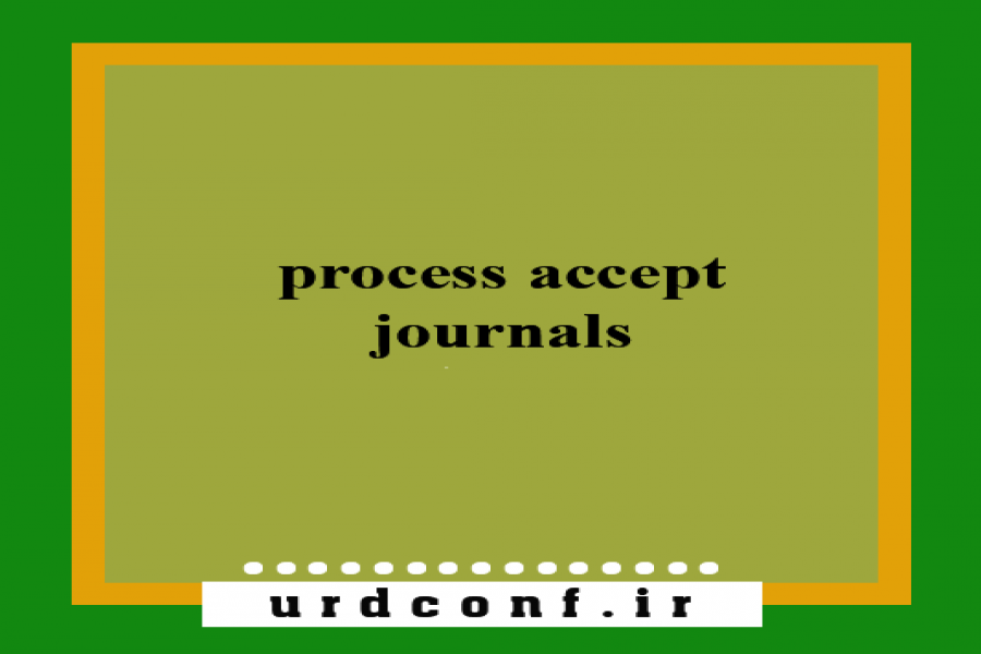 The application process for printing accepted articles in journals